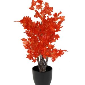 KOONIV Artificial Japanese Maple Tree Big 5 Feet Plant For Indoor Outdoor Hotel office Home Decor and Housewarming Gift