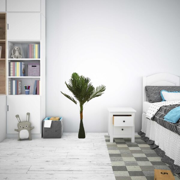 KAYKON Artificial Palm Tree Plant For Home Decor Office Decor(Green) - 100 cm - Image 2