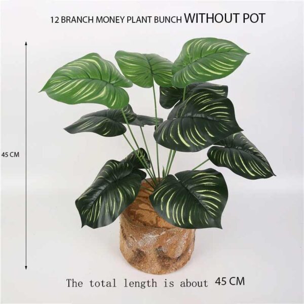 ARTIFICIAL PLANT MONEY PLANT BUNCH FOR HOME DECOR