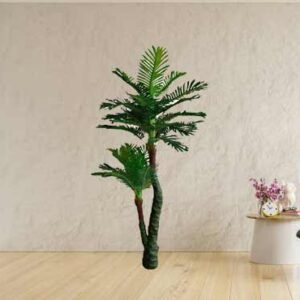 Kaykon 6 feet Artificial Plant Big Areca Palm Green Tree Without Pot Indoor Plants for Luxury Homes Office Suites