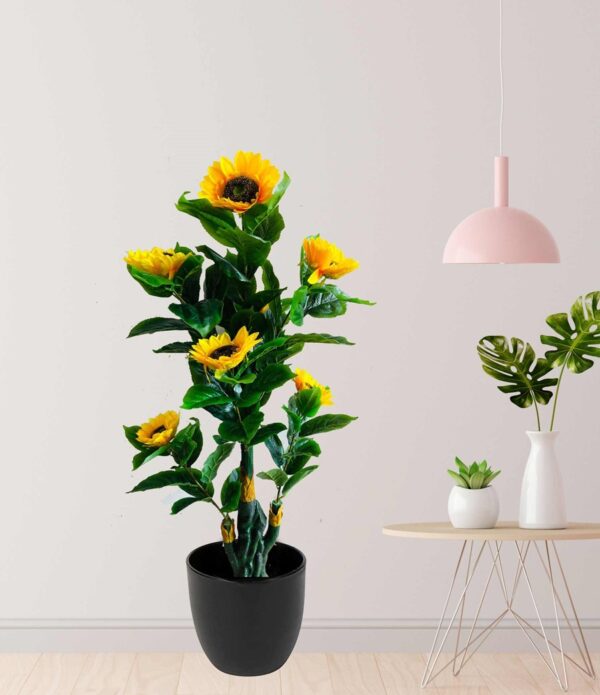 artificial plant sunflower tree for home decor