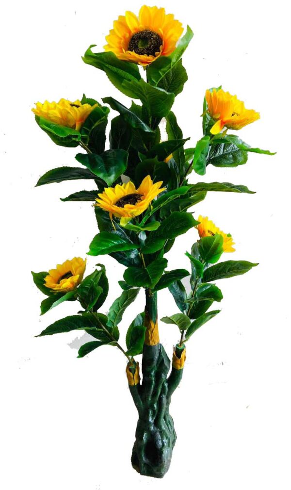 artificial plant sunflower tree for home decor