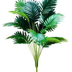 KAYKON Artificial Areca Palm Plant Bunch | 18 Branches | Fake Tree Without Pot for Home Decor, Office Decor, or Gifting | Natural Looking Indoor Plant – 84 cm/33 inch/2.75 feet