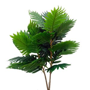 KAYKON Artificial Areca Palm Plant Bunch | 24 Branches | Fake Tree Without Pot for Home Decor, Office Decor, or Gifting | Natural Looking Indoor Plant – 90 cm/35 inch/3 feet