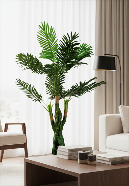 Artificial big palm tree