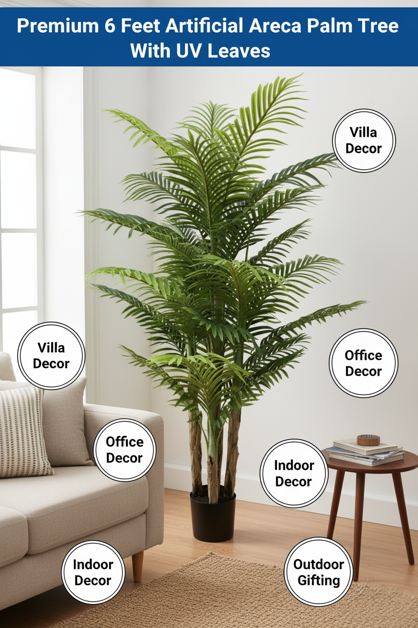 8 feet artifiicial palm tree