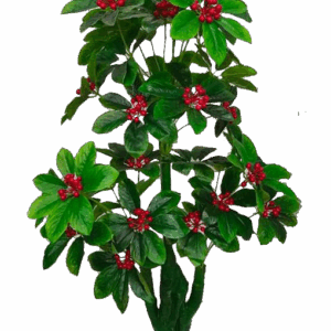 Kaykon Big Artificial Cherry Plant Tree Without Vase for Home Decor – 4.65 Feet