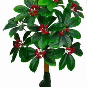 KAYKON Artificial Plant Cherry Tree For Decor and Gifting (90 cm, Green)