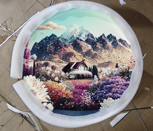 crystal painting