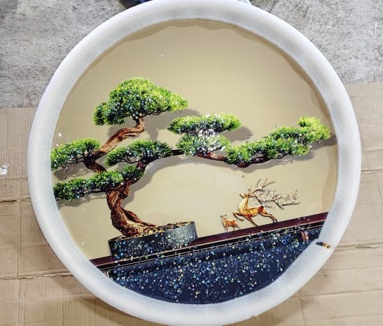 crystal led painting