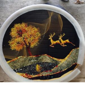 Led Crystal Painting For Luxury Decor and Gifting – 20 by 20 inch