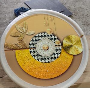 Led Crystal Painting For Luxury Decor and Gifting – 24 by 24 inch