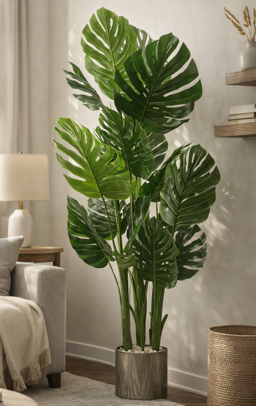 Artificial Monstera Plant