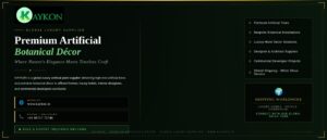 Read more about the article KAYKON: The Global Luxury Artificial Plant Brand Redefining Premium Interior & Lifestyle Spaces