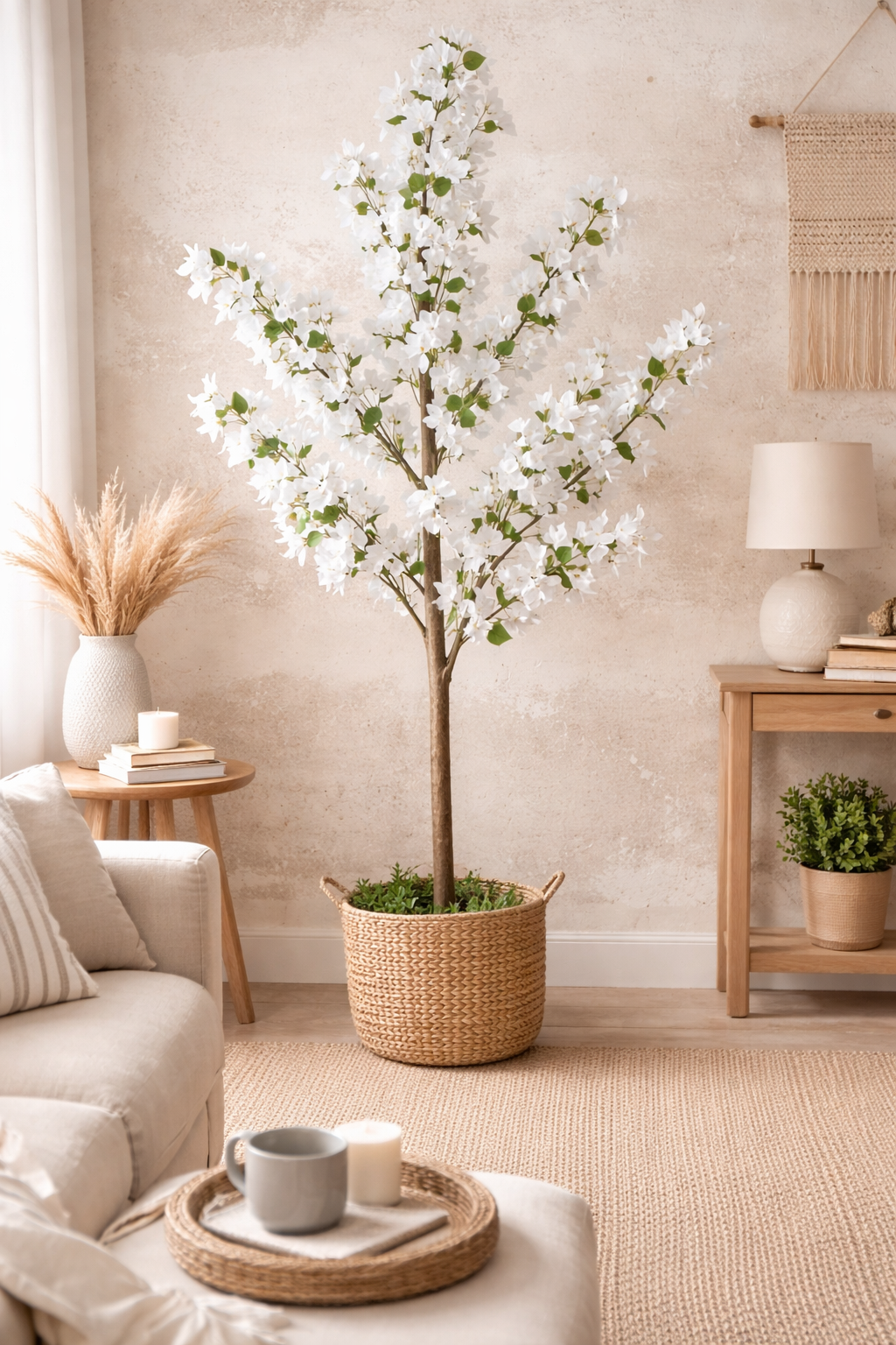 white bougainvillea tree