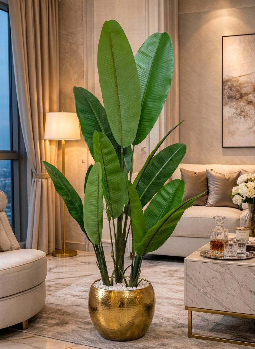 6 feet artificial banana tree