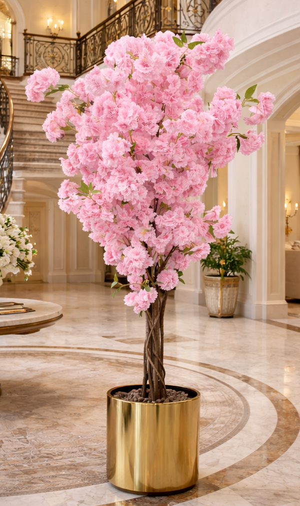 Artificial Pink Flower Tree